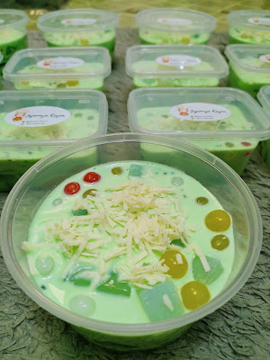 Buko Pandan Creamy dan Mango Cheese by Jajannya Keyca