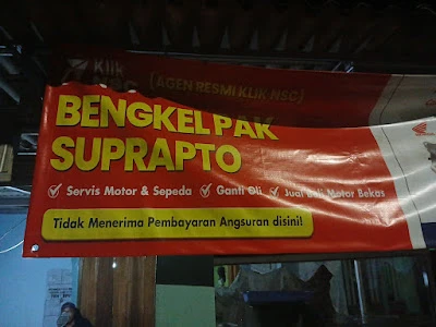 Suprat Bengkel & Jual beli motor bekas