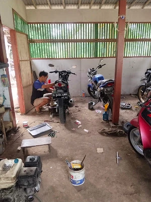 Bengkel motor Asep setiawan