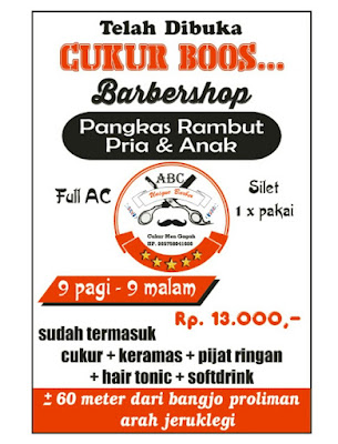 CUKUR BOOS BARBERSHOP PROLIMAN