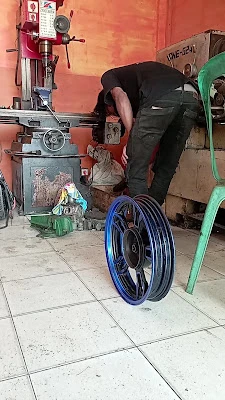 Bengkel bubut dan kolter motor