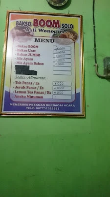 Bakso Boom Solo
