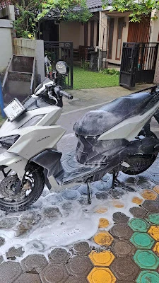 cuci motor "MANUNGGAL"