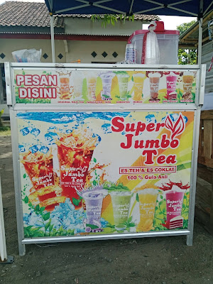 Es Super Jumbo Tea Bakso & Sosis Bakar