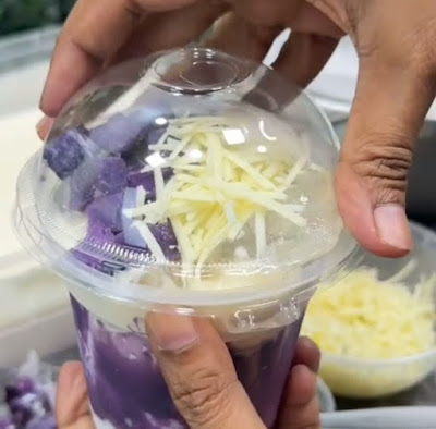 Es Ubi Ungu Creamy ( Bunda'a Reyhan Bugel)