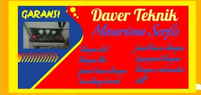 Daver teknik serfis lampu