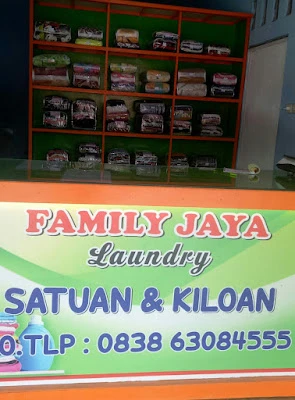Family jaya laundry satuan dan kiloan