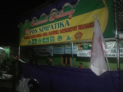 Posko Mudik Banser Kecamatan Wanareja