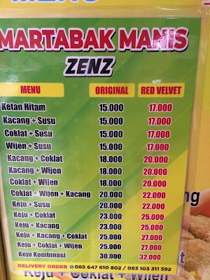 Martabak Manis Dan Roti Bakar ZENZ