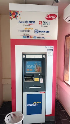 ATM Mandiri Pantai Barat Pangandaran