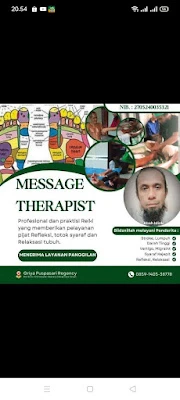 Massage therapist Abah Iding