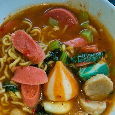 bakso pentol dan seblak piasa