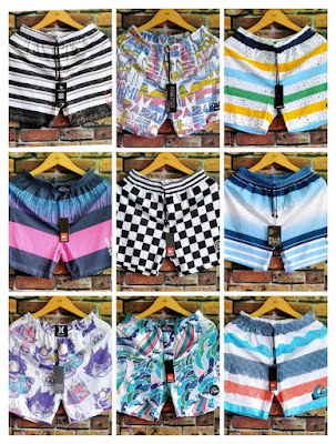 gudang celana pendek motif purbalingga