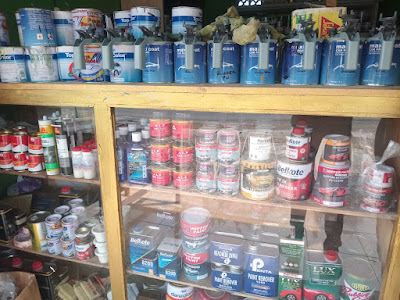 Kedai cat oplosan warna kondang