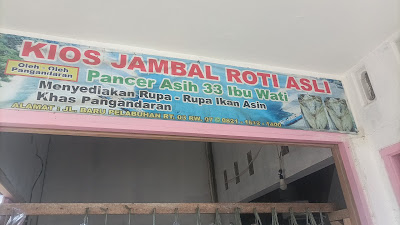 Kios ikan asin jambal roti pancer asih
