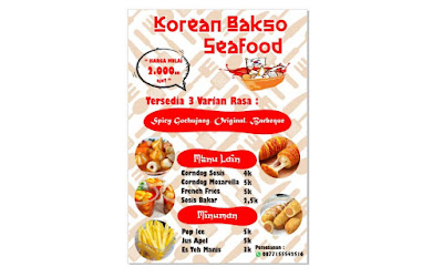 Korean bakso seafood