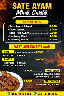 Mbak Cantik Kuliner (lontong sate dan snack)