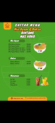 Mie Ayam Bakso Bintang Mas Koko