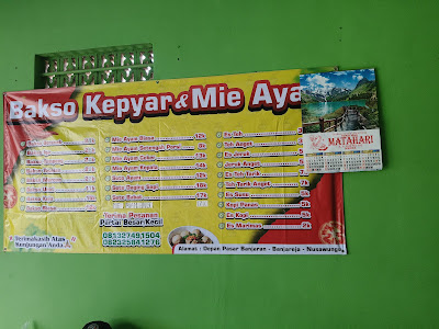 mie ayam dan bakso kepyar