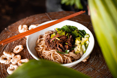 Mie ayam dan Kelapa bakar Madep Mantep Purbalingga
