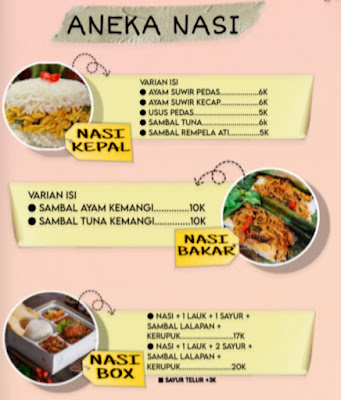 Nasi cokot gurih & Gorengan