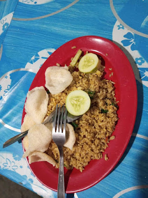 Nasi goreng tungku arang