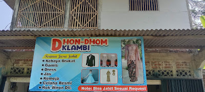 Penjahit mihrorotun(Dhon-dhom klambi)