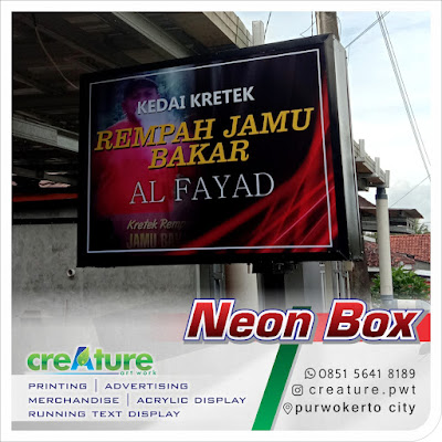 Percetakan & Advertising Creature PURWOKERTO terdekat (cetak sticker, id card, brosur, kalender, papan nama, huruf timbul)