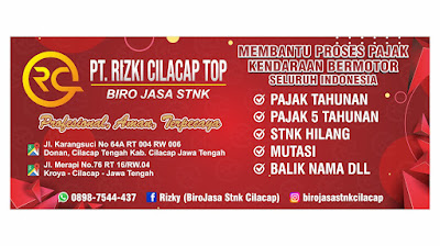 PT. Rizki Cilacap Top (Indonesian License Plate Service Bureau)