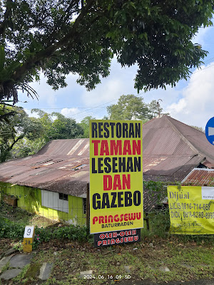 Roadsign Psb (Restoran taman lesehan dan gazebo )