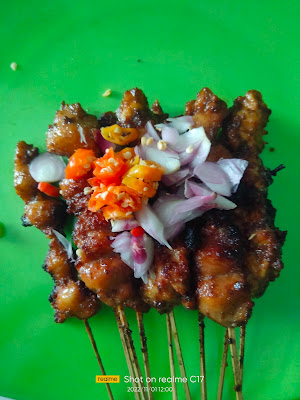 Sate ayam Madura cak imam syafii
