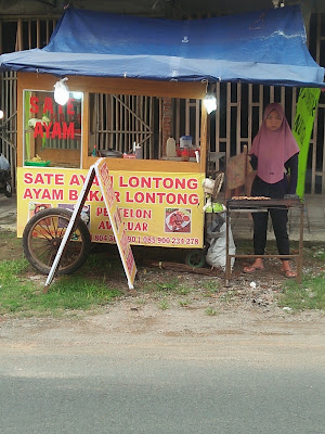 Sate ayam&ayam bakar pertelon awiluar