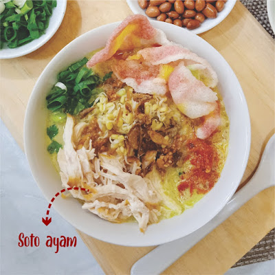 Soto Ayam dan Kupat Tahu Tunjung