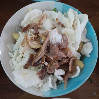 Soto ayam kampung babat daging