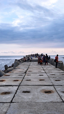 Sunset In The Afternoon At South Java