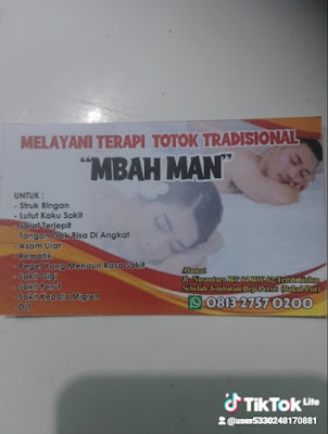 Terapi Totok Mbah Man