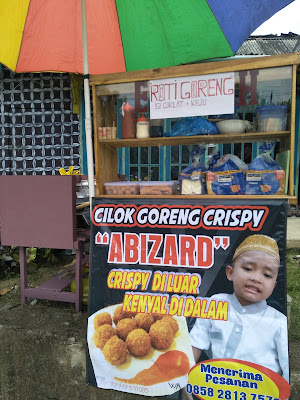 Warung cilok goreng crispy+roti goreng abizard