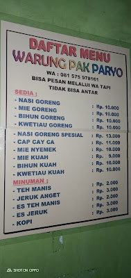 Warung Makan Nasi Goreng Pak Paryo