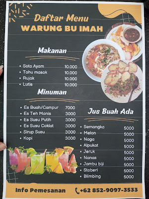 Warung Soto,Tahu Masak&Jus Bu Imah
