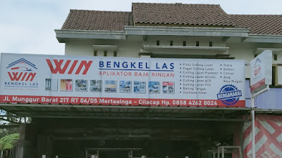 WIN Bengkel las dan aplikator baja ringan
