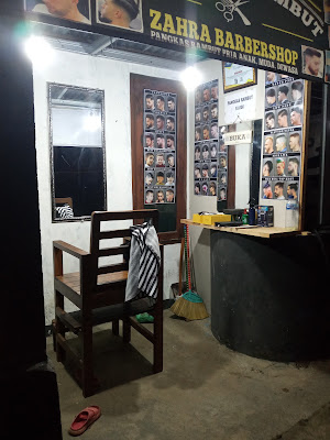 Zahra barbersoap pangkas rambut pria..( anak. muda. dewas )a